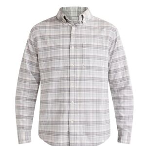 Free Assembly Men's Oxford Woven Shirt With Long Sleeves,